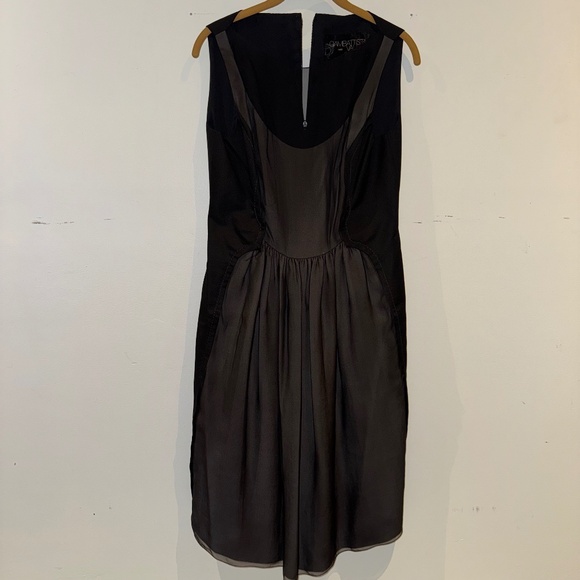 GIAMBATTISTA VALLI black silk dress - Picture 1 of 7
